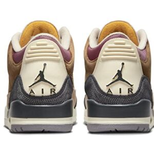 Jordan mens Air Jordan 3 Retro, Archaeo Brown/Dark Smoke Grey/, 10