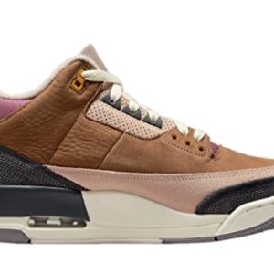 Jordan mens Air Jordan 3 Retro, Archaeo Brown/Dark Smoke Grey/, 10