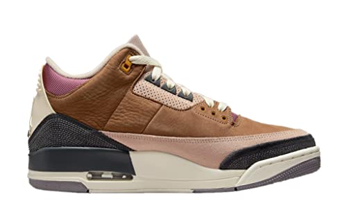 Jordan mens Air Jordan 3 Retro, Archaeo Brown/Dark Smoke Grey/, 10