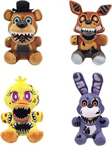 mokorety five nights at freddy's plushies，five nights at freddy's plush，fnaf plushies，gift for fnaf plush game fans (c02)