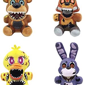 Mokorety Five Nights at Freddy's Plushies，Five Nights at Freddy's Plush，FNAF Plushies，Gift for FNAF Plush Game Fans (c02)