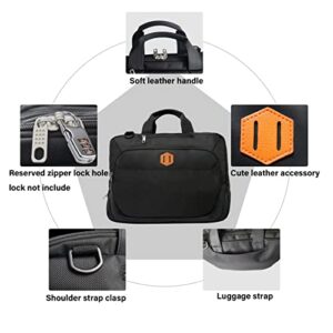 Cango Shoulder Laptop Carry-On Business Messenger Bag for Work, Business Travel and Office, Compatible with 17.3 inch Laptop, and books, water-resistant crossbody satchel bag for Men, and Women