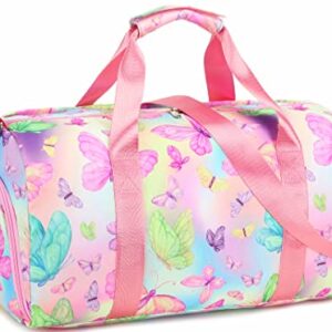 CAMTOP Travel Duffel Bag Girls Women Sport Dance Gym Tote Weekender Overnight Carry-On Bag