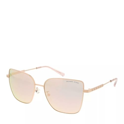 Michael Kors Woman Sunglasses Rose Gold Frame, Rose Gold Mirror Lenses, 57MM