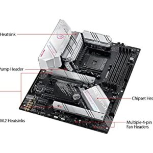 Inland QN322 2TB Gen3 PCIE 3.0 NVMe M.2 2280 SSD + AMD Ryzen 5 5600X Desktop Processor Bundle with ASUS ROG Strix B550-A AMD AM4 ATX Gaming Motherboard