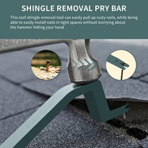 Shingle Removal Tool, Siding Tools, Roof Shingle Remover Snake Roofing Tools Nail Remover Pry Bar for Safe Roof Shingles Replacement Roofing Tools and Equipment