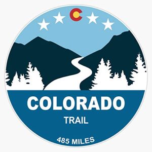 Colorado Trail Sticker Vinyl Decal Bumper Sticker 5"