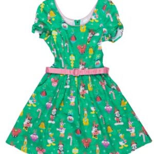 Loungefly Stitch Shoppe Disney Ornament Friends Dress, Size 1XL