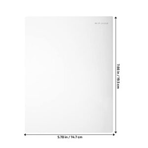 NUOBESTY Sketching Board 8 pcs Anti-Slip Think Holder Color Clipboard Writing Stationery for Size Paper Practical Silicone Sketch Handwriting Exam Anti- Laboratory Letter Pad Boards