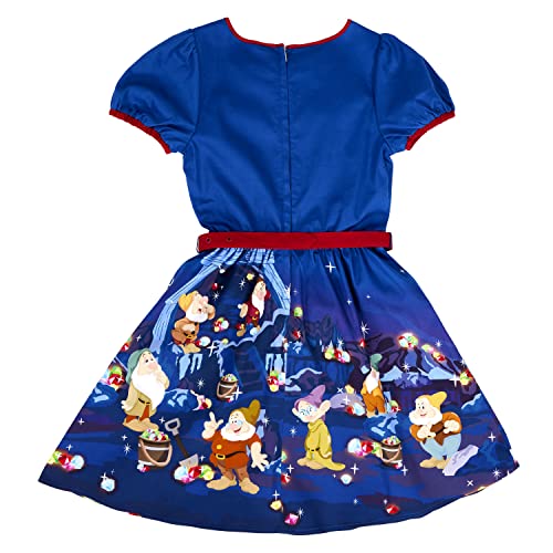 Loungefly Stitch Shoppe Disney Snow White: Mining Dwarfs Lauren Dress, Size Small