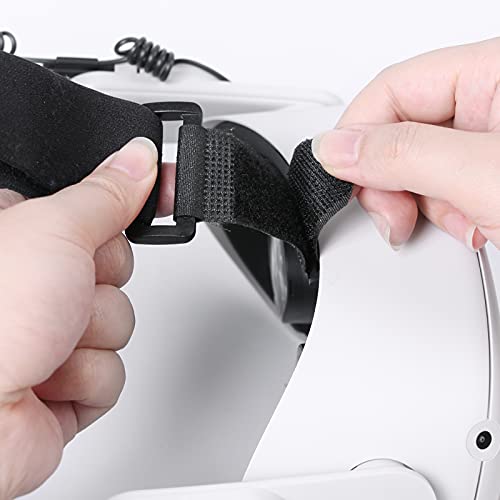 BTG Headset Adapter Audio Strap Kit Compatible with Meta Oculus Quest 2 DAS HTC Vive (V2) FrankenQuest 2
