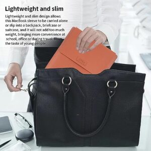 Padded Laptop Case Inner Pu Leather Bag Stylish Versatile Cheap Thin Sleeve Compatible with 13-13.3-14-15 Inch Case (black13-13.3in)