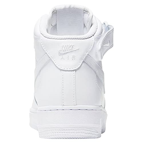 Nike Womens WMNS Air Force 1 '07 Mid DD9625 100 - Size 10W White/White-White