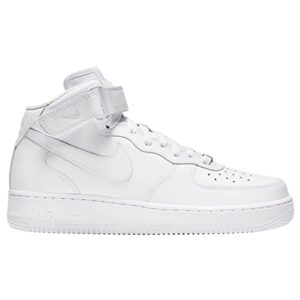 Nike Womens WMNS Air Force 1 '07 Mid DD9625 100 - Size 10W White/White-White