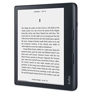 Kobo Sage eReader Bundle with Black PowerCover and AC Adapter | 8" HD Touchscreen | Waterproof | Bluetooth | WiFi | 32GB (Sage + PowerCover + AC)