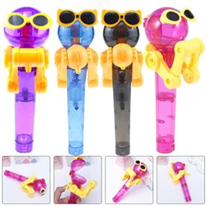 jojofuny Kids Toys Kids Toys Kids Toys Kids Toys 4Pcs Lollipop Holder Toy, Ups Lollipops Holder, Lollipop Robot, Party Favors for Kids Girls Boys Robot Toys Robot Toys Robot Toys Robot Toys