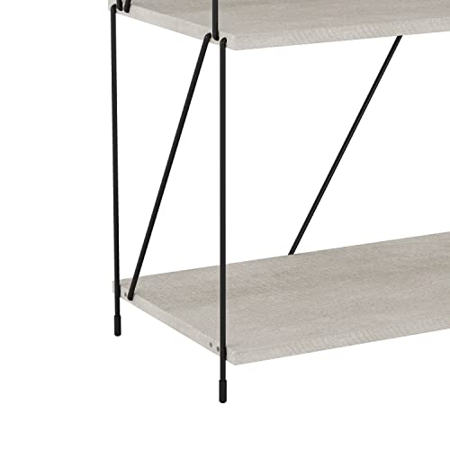 Galano Ezbo Book Shelf - 4-Tier Open Bookshelf - Storage - Bookshelves Organizer - Book Rack - Organizer - Modern Design Display Stand Rack - Dusty Grey Oak