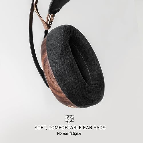 MEZE AUDIO 109 Pro | Wired Wooden Open-Back Headset for Audiophiles | Over-Ear Headphones with Self Adjustable Headband