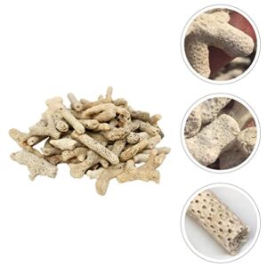 ULTECHNOVO Aquarium Decorative Gravel Natural Crushed Rocks 500g Coral Fish Tank Gravel Decor Aquarium Bottom Landscape Layout Ornaments for Fish Tank(Random Color) Fish Tank Filters