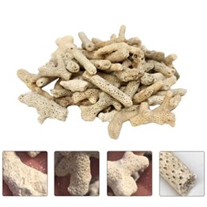 ULTECHNOVO Aquarium Decorative Gravel Natural Crushed Rocks 500g Coral Fish Tank Gravel Decor Aquarium Bottom Landscape Layout Ornaments for Fish Tank(Random Color) Fish Tank Filters