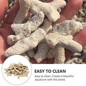 ULTECHNOVO Aquarium Decorative Gravel Natural Crushed Rocks 500g Coral Fish Tank Gravel Decor Aquarium Bottom Landscape Layout Ornaments for Fish Tank(Random Color) Fish Tank Filters