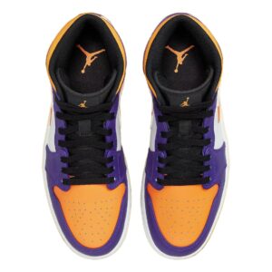 Jordan Mens Air 1 Mid DQ8426 517 Lakers - Size 9.5