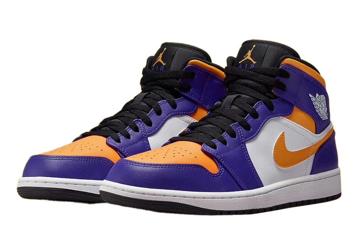 Jordan Mens Air 1 Mid DQ8426 517 Lakers - Size 9.5