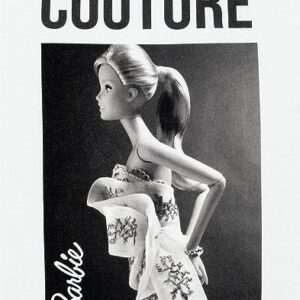 Barbie Doll Womens T Shirt Ladies Couture Fashion Novelty White Top X-Large