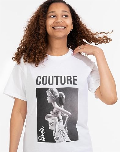 Barbie Doll Womens T Shirt Ladies Couture Fashion Novelty White Top X-Large