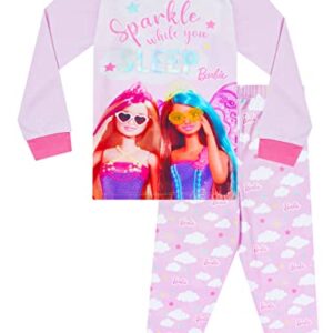 Barbie Girls' Pajamas 6 Pink