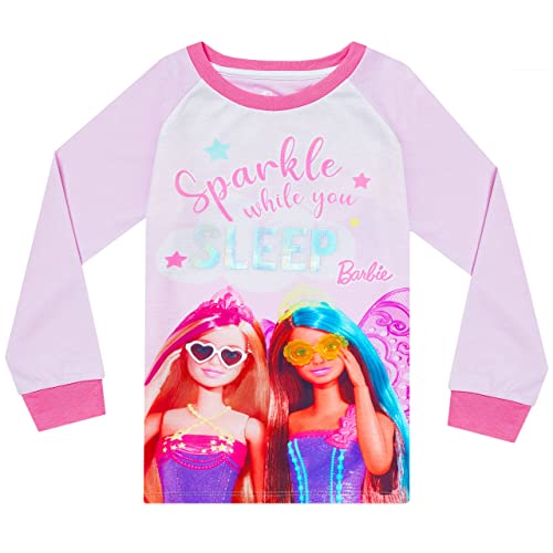 Barbie Girls' Pajamas 6 Pink