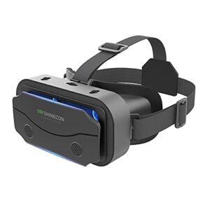 vr headset compatible with iphone & android phone within 4.7-7.2inch display screen- universal virtual reality goggles- soft & comfortable new 3d glasses (g13-black)
