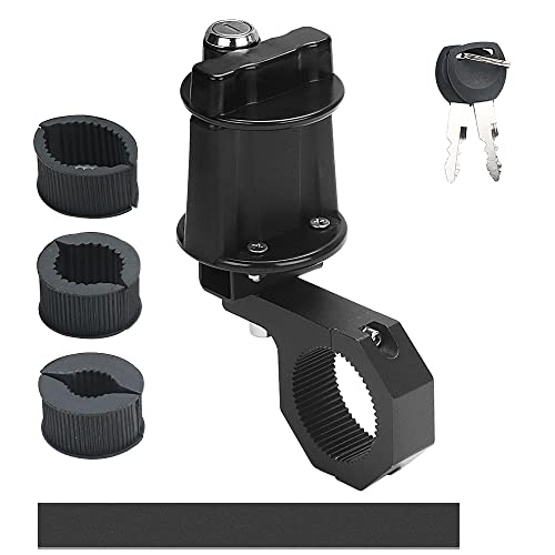 LCGP UTV ATV Gas Tank Holder for 3L 5L Gas Tank Design with Key and Lock Tank Holder Can Be Installed on Mountain Bikes, Motorcycles and Off-road Vehicles