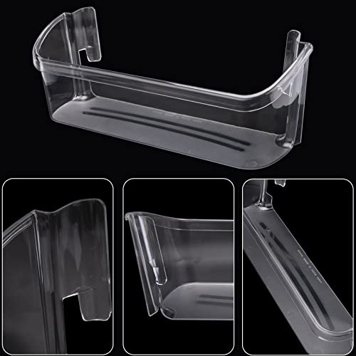 240323002 Refrigerator Door Bin Shelf Compatible with Frigidaire, Replacement Part AP2115742 PS429725 Clear Refrigerator Side Bottom Shelf (2 Pack)