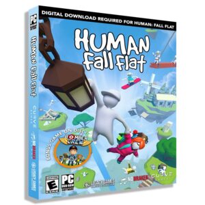 legacy games human fall flat with bomber crew - pc dvd with digital download codes