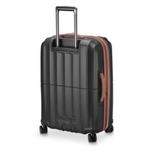 DELSEY Paris St. Tropez Hardside Expandable Luggage with Spinner Wheels, Black, 2-Piece Set (21/28)