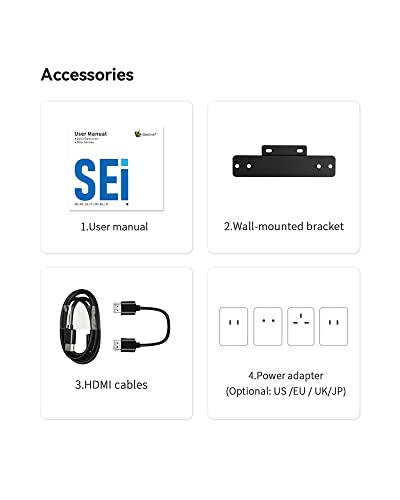 Beelink SEi12 Mini PC, Intel 12th Gen i5-1235U (up to 4.4GHz) 10C/12T, Mini Computer 32GB DDR4 RAM 500GB NVMe SSD, Desktop Computer Supports 55W/HDMI&DP/4K 60Hz/WiFi6/BT5.2/Extended HDD & SSD