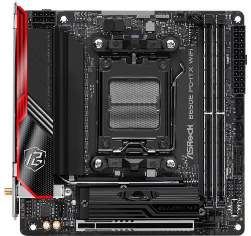 ASRock B650E PG-ITX WiFi AMD Ryzen 7000 Series CPU Compatible (Soket AM5) B650 Mini-ITX Motherboard