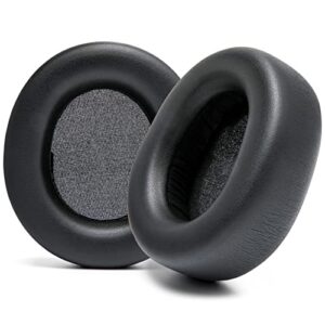 wc upgraded replacement earpads for steelseries arctis nova pro wireless made by wicked cushions | improved durability, thickness, softer leather, and sound isolation | black