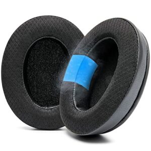 wc freeze for arctis nova - hybrid fabric cooling gel replacement earpads for arctis nova pro wired, nova 7, 3, 1 - made by wicked cushions (does not fit nova pro wireless) | black