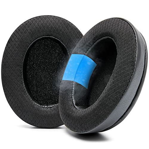 WC Freeze for Arctis Nova - Hybrid Fabric Cooling Gel Replacement Earpads for Arctis Nova Pro Wired, Nova 7, 3, 1 - Made by Wicked Cushions (Does Not Fit Nova Pro Wireless) | Black