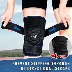 IPOW SPORTS Professional Knee Support for Men & Women with Patella Gel Pad, Knee Brace with Side Stabilizers for Meniscus Tear, Arthritis Pain, ACL