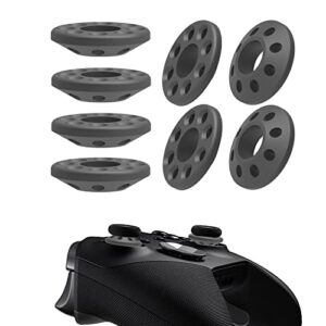 8 pieces precision rings compatible with ps4/ps5/xbox one/xbox series x s/switch pro controller thumbstick adjustment aim assist target motion rings silicone easy hard strength