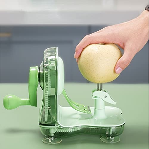 Apple Peeler Cutter Corer Slicer Stainless Steel Blades Powerful Suction Quick Fruit Service Divider Sturdy Rust Resistant