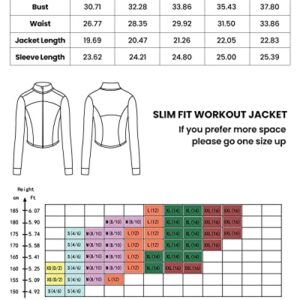 GYM RAINBOW Womens Zip Up Workout Jakcets Lightweight Slim Fit Running Athletic Jackets with Thumb Holes(#1 Black,Medium)