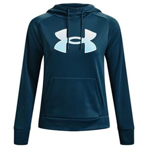 Under Armour Women's Fleece Pullover Hoodie 1373070 (as1, alpha, x_l, regular, regular, Blue Note/White-413, X-Large)