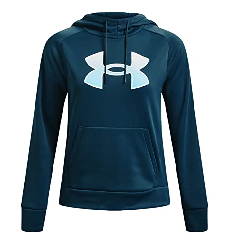 Under Armour Women's Fleece Pullover Hoodie 1373070 (as1, alpha, x_l, regular, regular, Blue Note/White-413, X-Large)