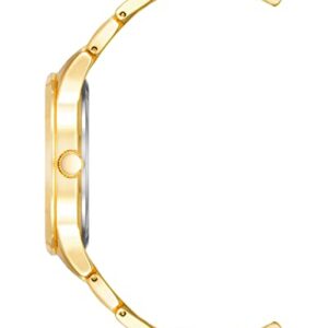 Amazon Essentials Unisex Bracelet Watch, Gold/Green