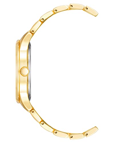 Amazon Essentials Unisex Bracelet Watch, Gold/Green