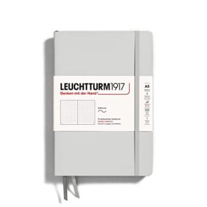 leuchtturm1917 - natural colors - softcover notebook - 123 numbered pages (dotted paper, light grey)